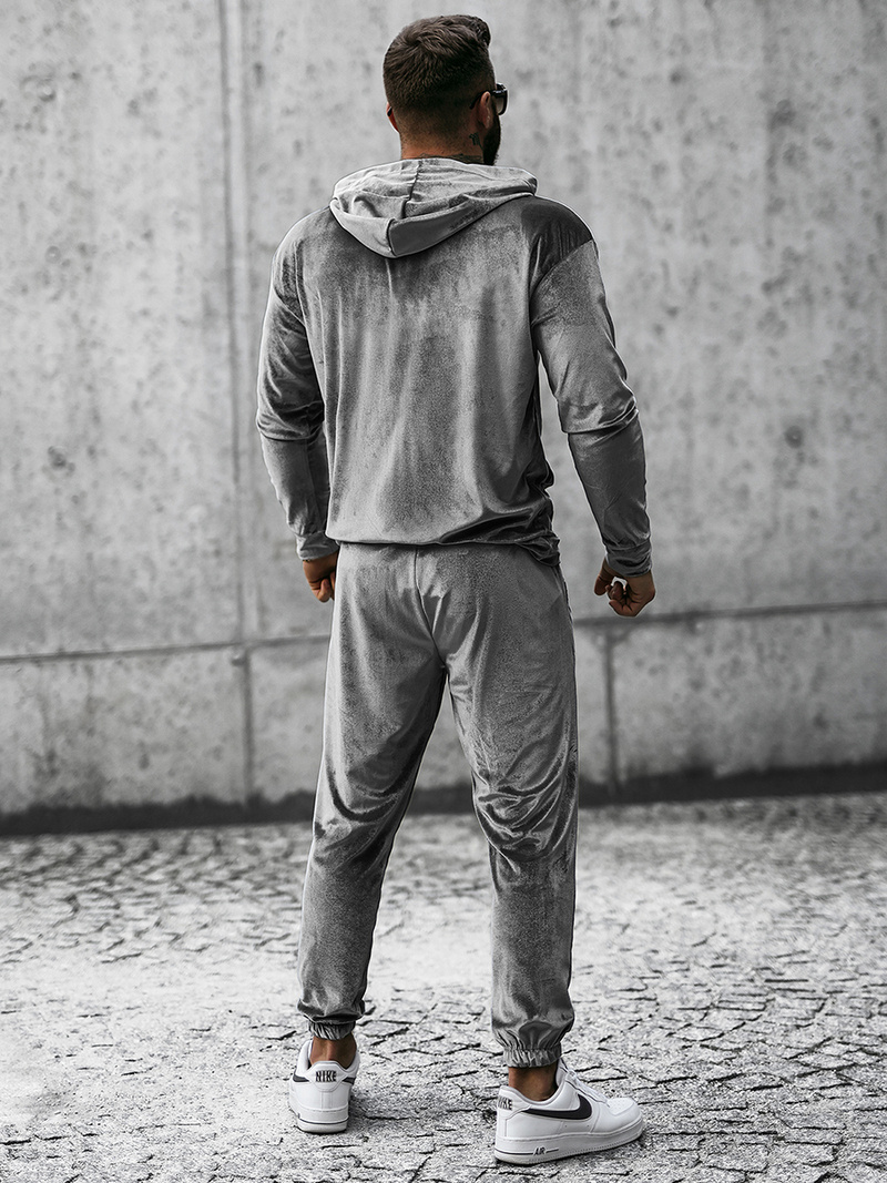 Chándal de hombre gris OZONEE O/D7517