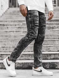 Vaqueros de hombre negro OZONEE V/19286