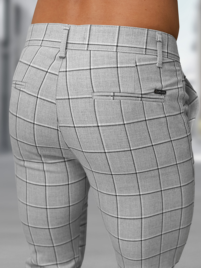 Pantalón chino de hombre gris OZONEE DJ/5522Z