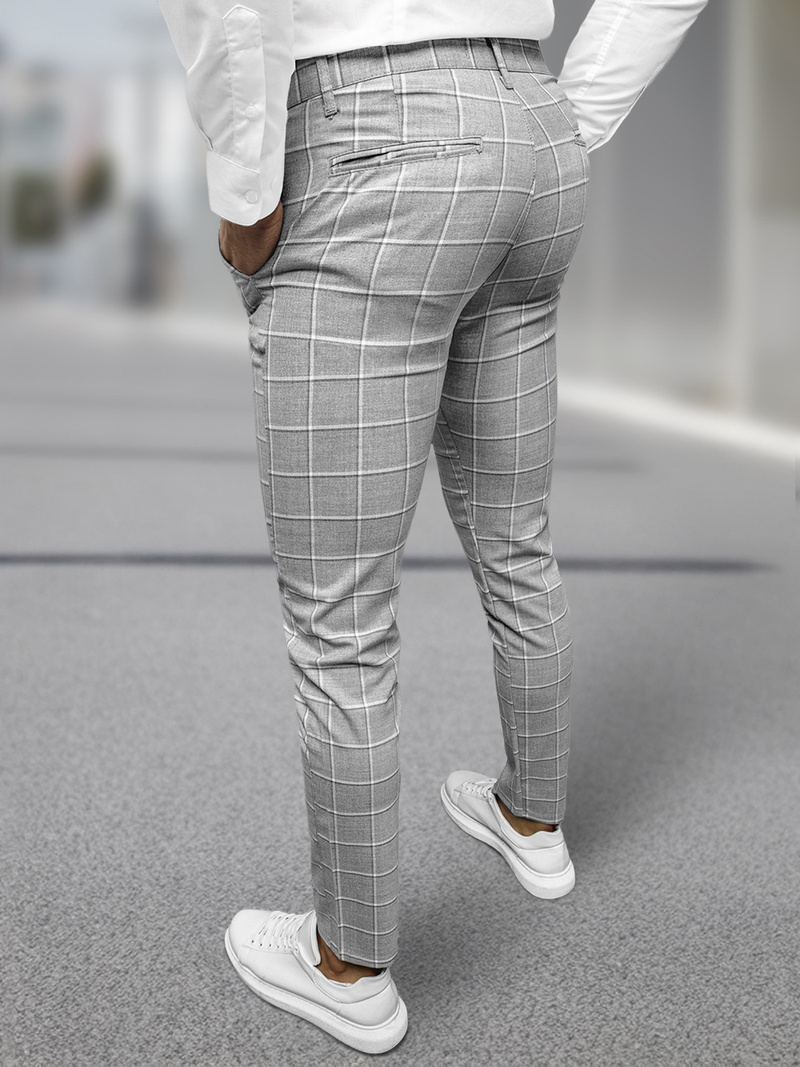 Pantalón chino de hombre gris OZONEE DJ/5522Z