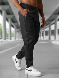 Pantalón de chándal de hombre negras OZONEE JS/15K1838/3