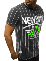 Camiseta de hombre grafito OZONEE HFM/017