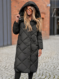 Chaqueta de mujer negra OZONEE JS/5M3173/392Z