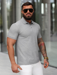 Polo de hombre gris OZONEE NB/MT3142