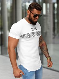 Camiseta de hombre blanca OZONEE O/B1215