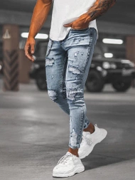 Vaqueros de hombre azul claro OZONEE DP/214