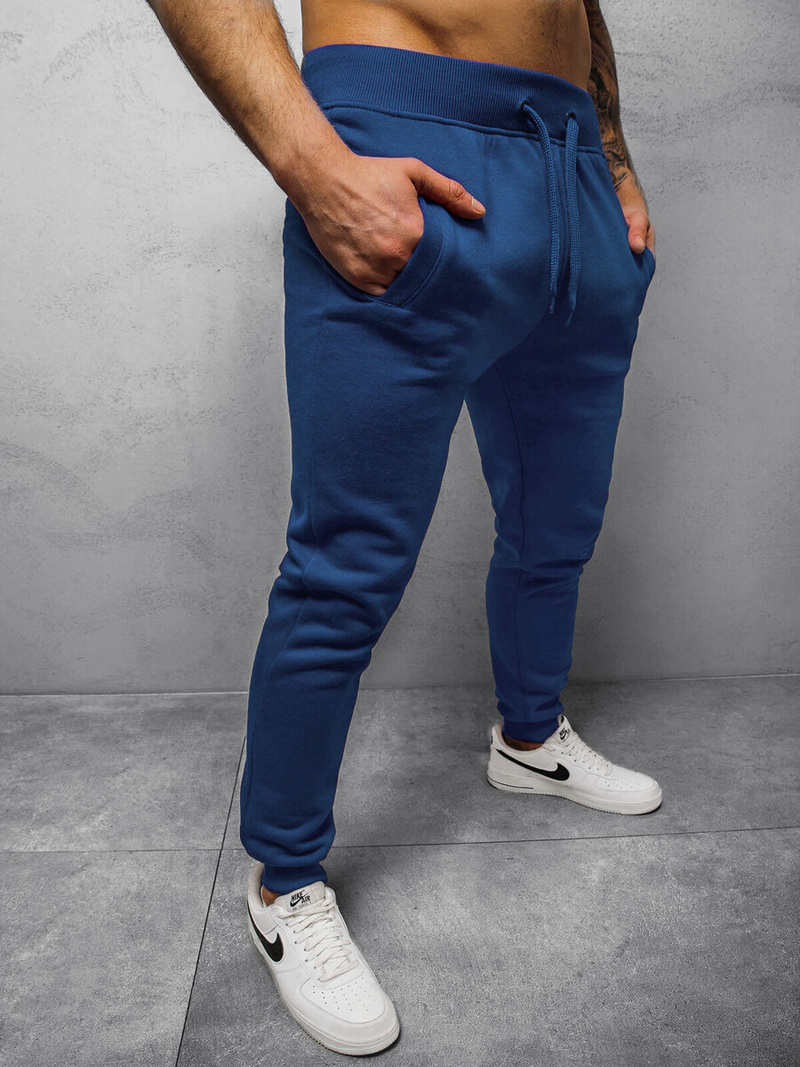 Pantalón de chándal de hombre índigo OZONEE JS/XW01/66