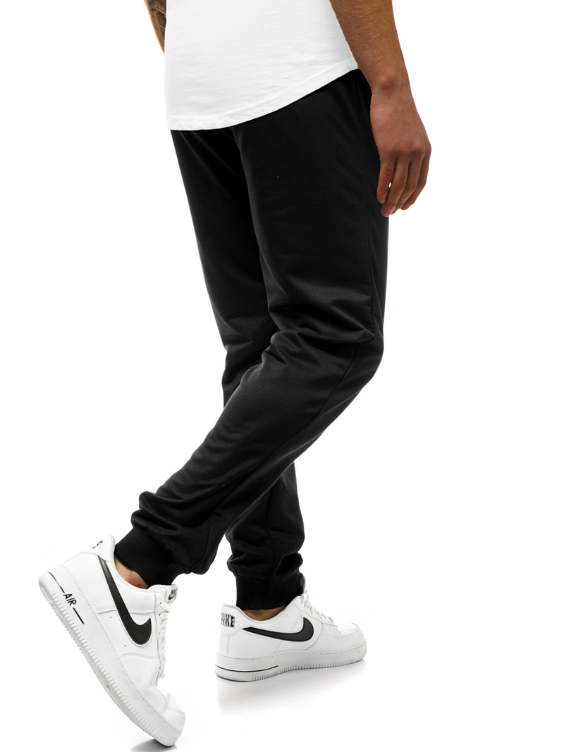 Pantalón de chándal de hombre negro JS/XW002S