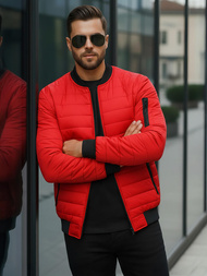 Chaqueta de hombre roja OZONEE JS/MY02Z 
