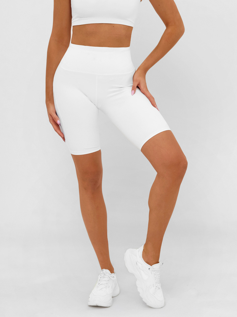 Leggins mujer cortos blancos OZONEE JS/17K583/1