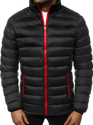 Chaqueta de hombre negra/2 OZONEE JB/JP1111