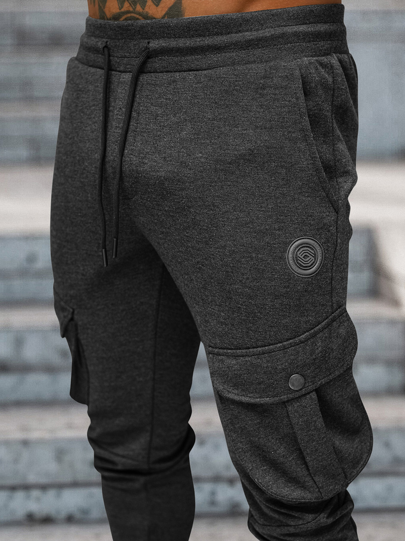 Pantalón de chándal de hombre grafito OZONEE C/316Z