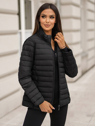 Chaqueta de mujer negra OZONEE JS/16M9109/392Z