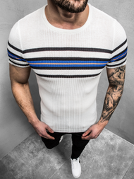 Jersey de hombre blanco OZONEE L/2296Z