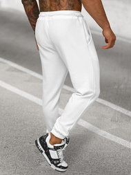 Pantalón de chándal de hombre blancos OZONEE O/D9125Z