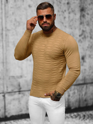 Jersey de hombre beige oscuro OZONEE O/ZZ190137