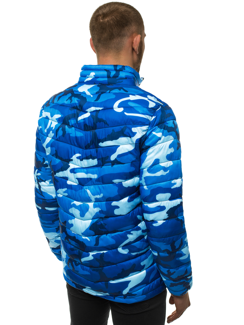 Chaqueta de hombre azul-camuflaje OZONEE JS/SM80Z