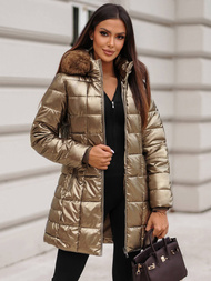 Chaqueta de mujer oro OZONEE JS/16M9120/403Z