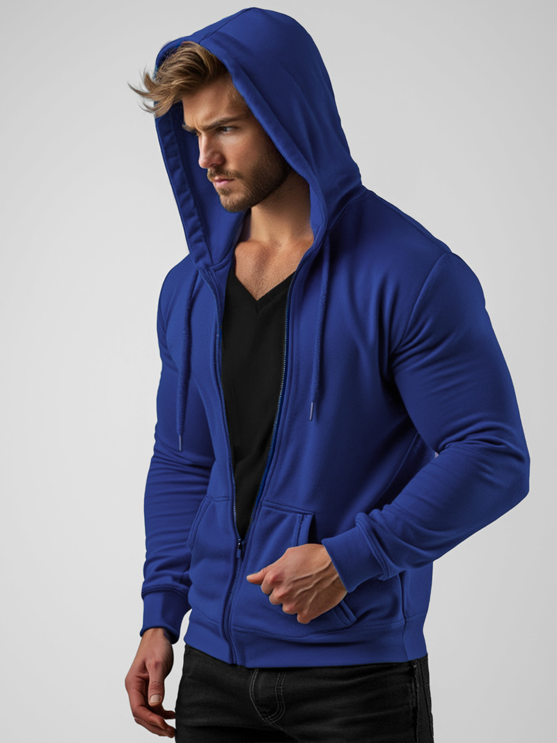 Sudadera de hombre cobalto OZONEE JS/2008