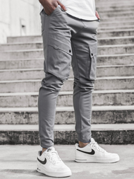 Pantalón jogger de hombre  gris OZONEE A/1003