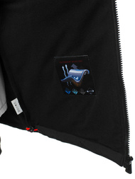 Chaqueta de hombre negra-roja OZONEE GE/12267