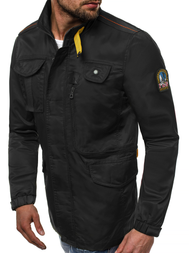 Chaqueta de hombre negr OZONEE O/99237