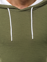 Sudadera de hombre verde claro OZONEE O/1252Z