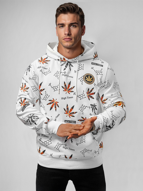 Sudadera de hombre blanca OZONEE O/B266