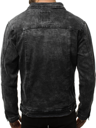 Chaqueta vaquera de hombre negra OZONEE V/19320
