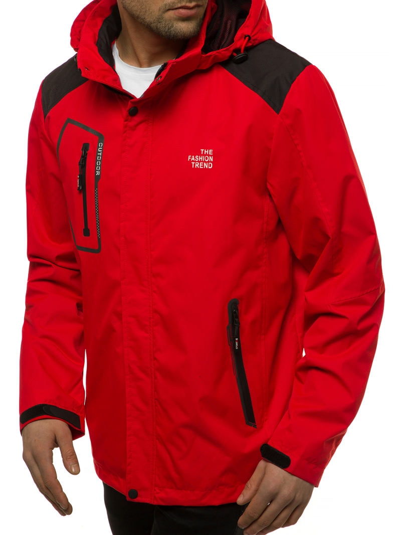 Chaqueta de hombre roja OZONEE MG/2515