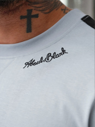 Camiseta de hombre azul claro OZONEE O/QQ1195