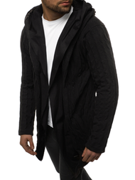 Sudadera de hombre negra OZONEE MACH/2138