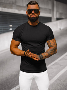 Camiseta de hombre negras OZONEE NB/MT3001Z