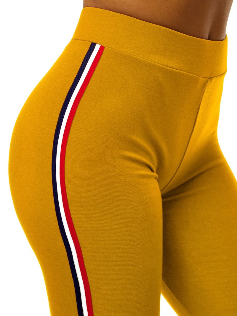Leggings para mujer amarillo OZONEE JS/1037/B10