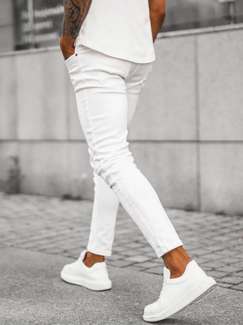 Vaqueros de hombre blancos OZONEE E/5391/01Z