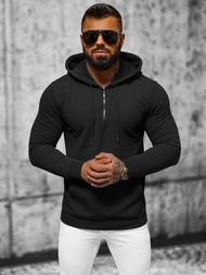 Sudadera de hombre negra OZONEE O/TB2273