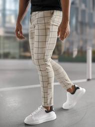 Pantalón chino de hombre beige OZONEE O/P4009Z