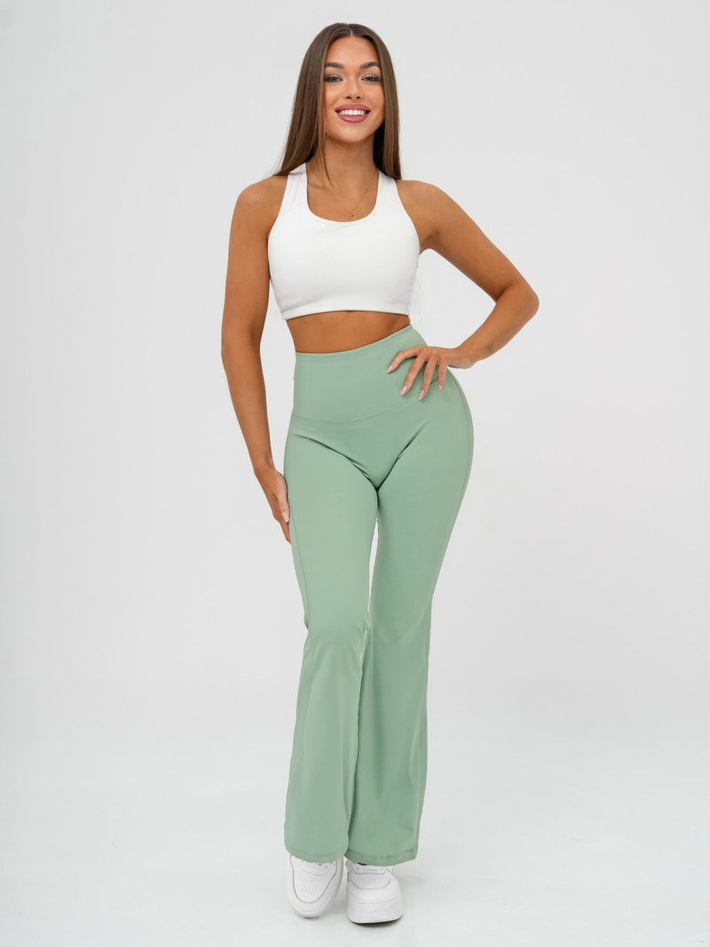 Leggings para mujer con piernas anchas menta OZONEE JS/17K587/127