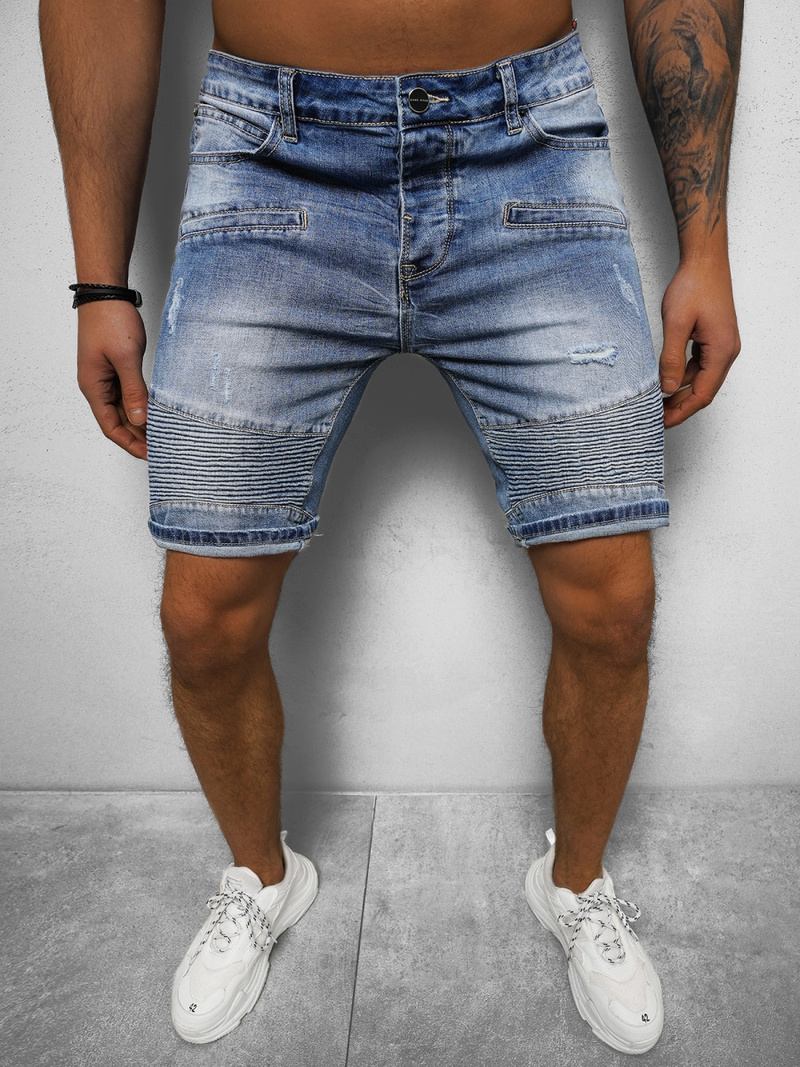 Pantalón corto de hombre azul OZONEE NB/MP0033B