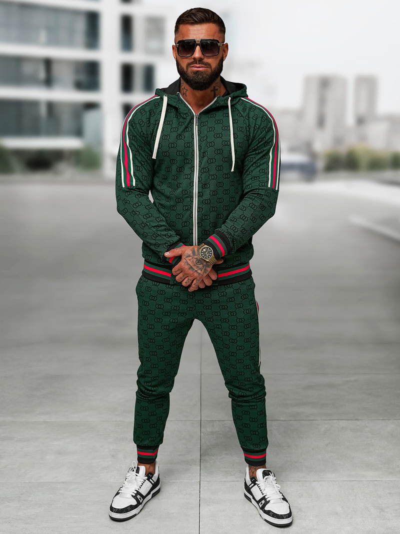 Chándal de hombre verde OZONEE O/FF5111AB