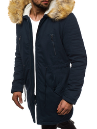 Chaqueta de invierno de hombre azul marino OZONEE JD/390