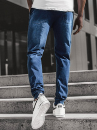 Vaqueros jogger de hombre azul OZONEE JS/KK1103