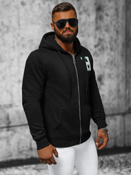 Sudadera de hombre negra OZONEE NB/MF2006