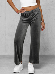 Pantalones velour de mujer grafito OZONEE JS/92K519/10