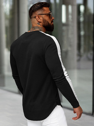 Sudadera de hombre negra OZONEE O/D7197Z