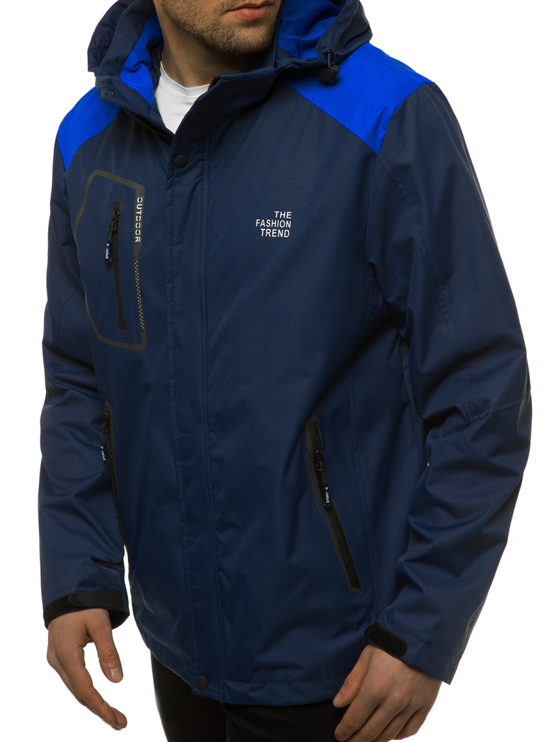 Chaqueta de hombre azul marino OZONEE MG/2515