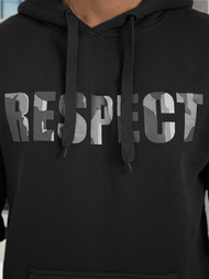 Sudadera de hombre negra OZONEE JS/8B1759/3