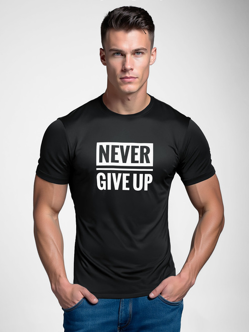 Camiseta de hombre negras OZONEE NB/MT3133Z