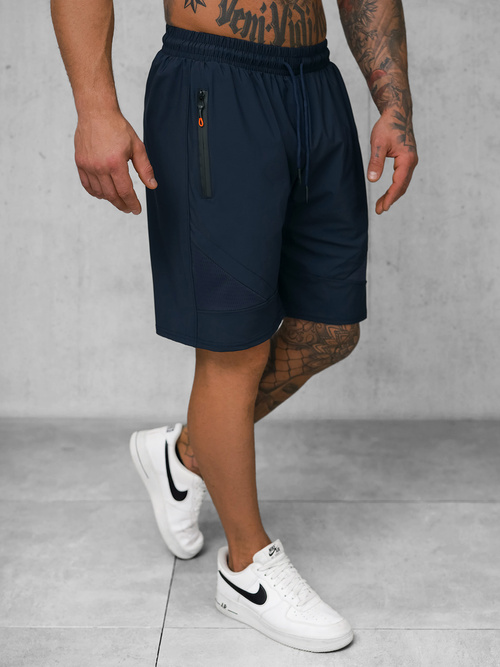 Pantalones cortos deportivos para hombre azul marino OZONEE JS/12K1801/25