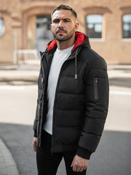 Chaqueta de hombre negra OZONEE JS/31M5003Z